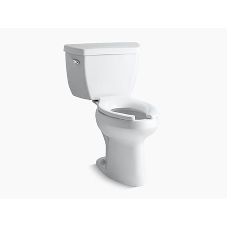 Kohler Classic Elongated Chair Height Toilet W/ Tank Cover Locks 3519-T-0